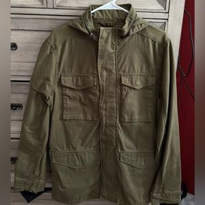 Men’s lucky brand army green jacket